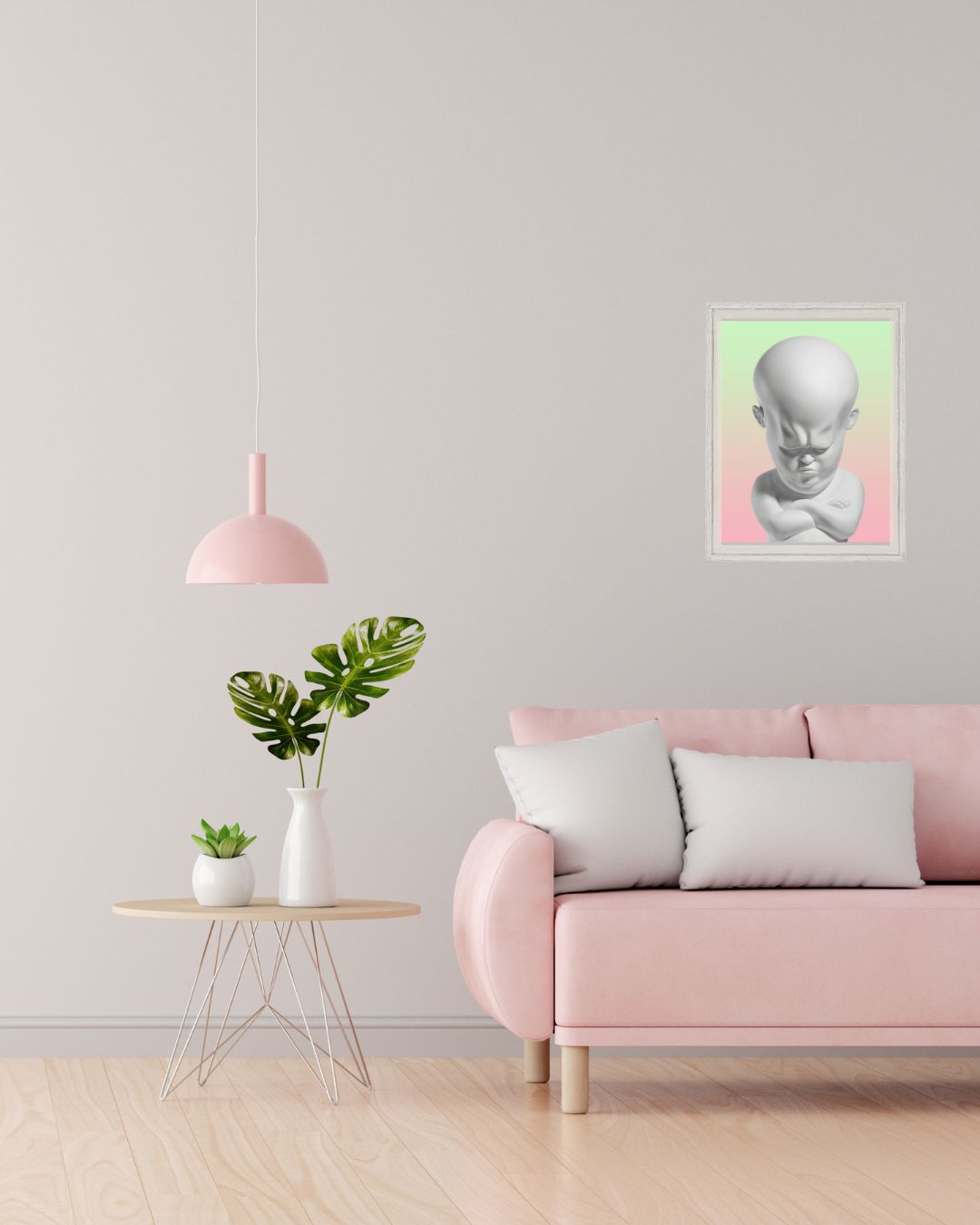 Graphics Angry Boy (green-pink)